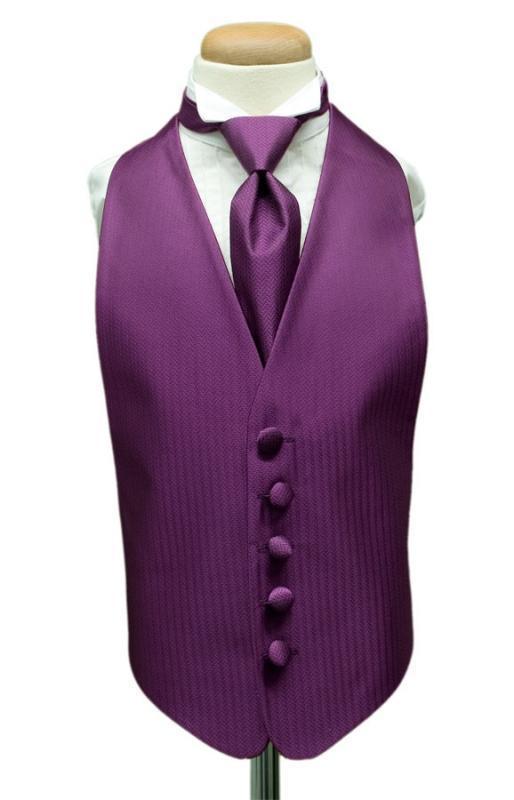 Herringbone Kids Tuxedo Vest 2-22