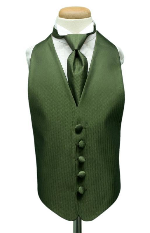 Herringbone Kids Tuxedo Vest 2-27