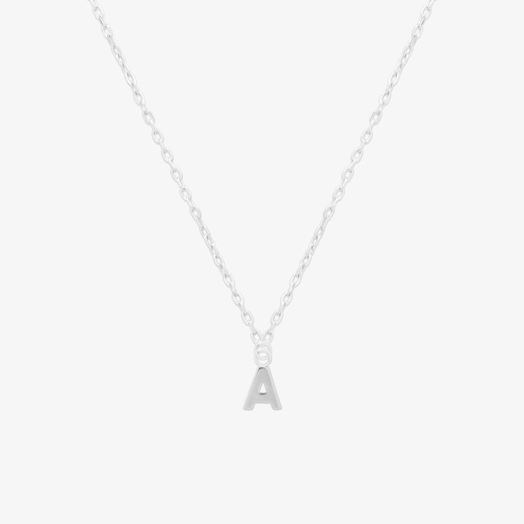 Classic Initial Pendant Necklace (50cm)-26