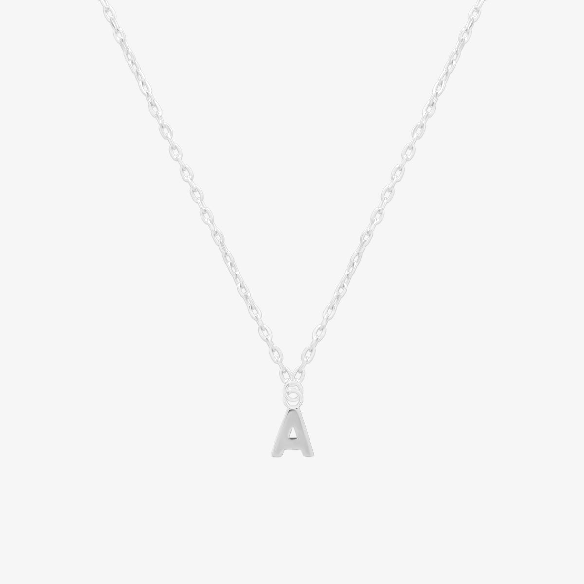 Classic Initial Pendant Necklace (50cm)-26