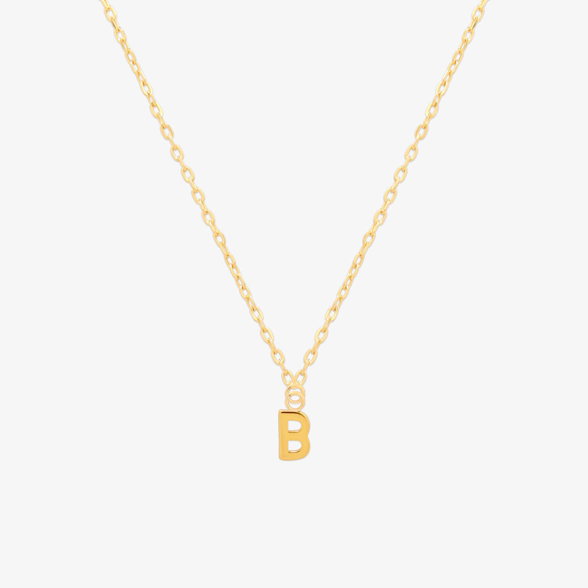 Classic Initial Pendant Necklace (50cm)-1