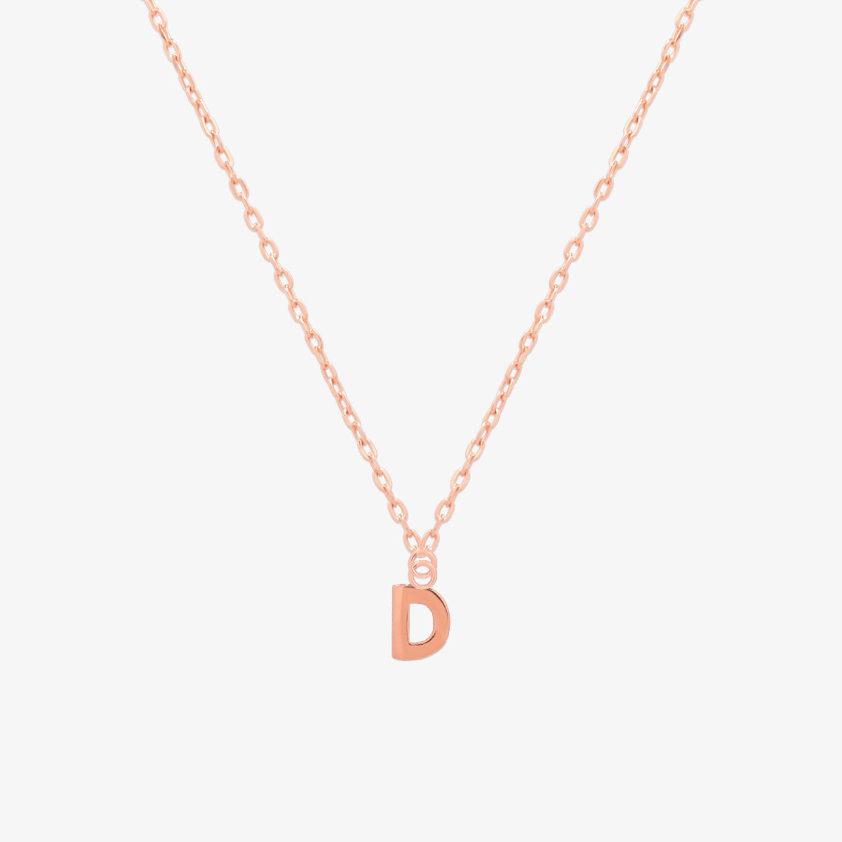 Classic Initial Pendant Necklace (50cm)-55