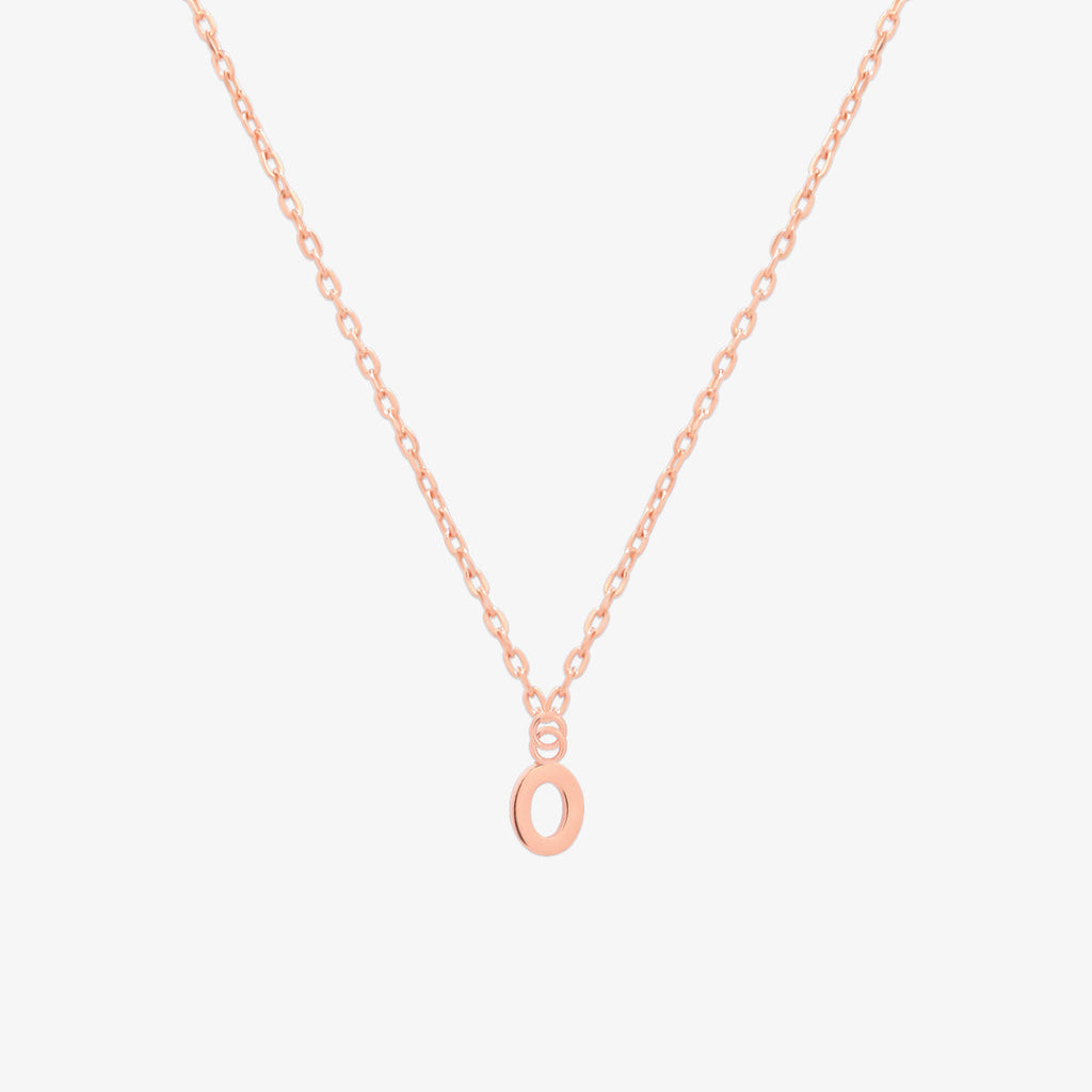 Classic Initial Pendant Necklace (50cm)-66