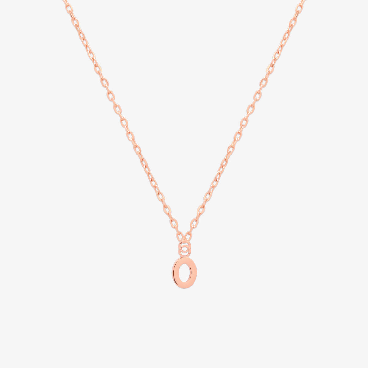 Classic Initial Pendant Necklace (50cm)-66