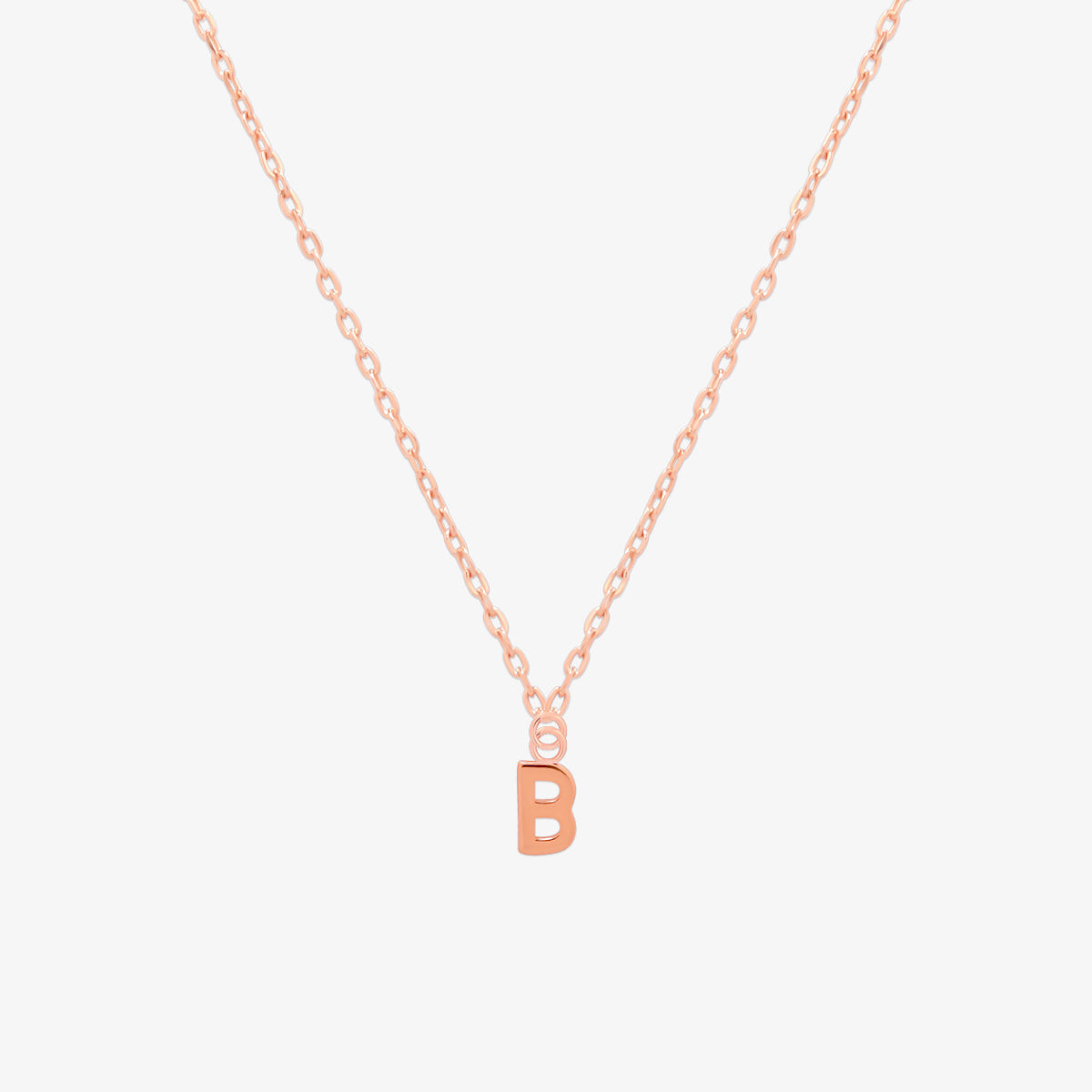 Classic Initial Pendant Necklace (50cm)-53