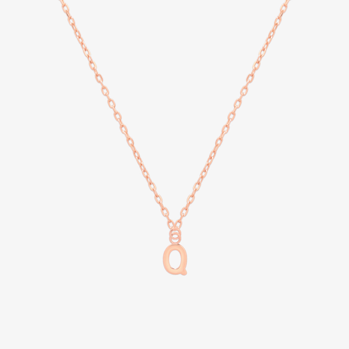 Classic Initial Pendant Necklace (50cm)-68