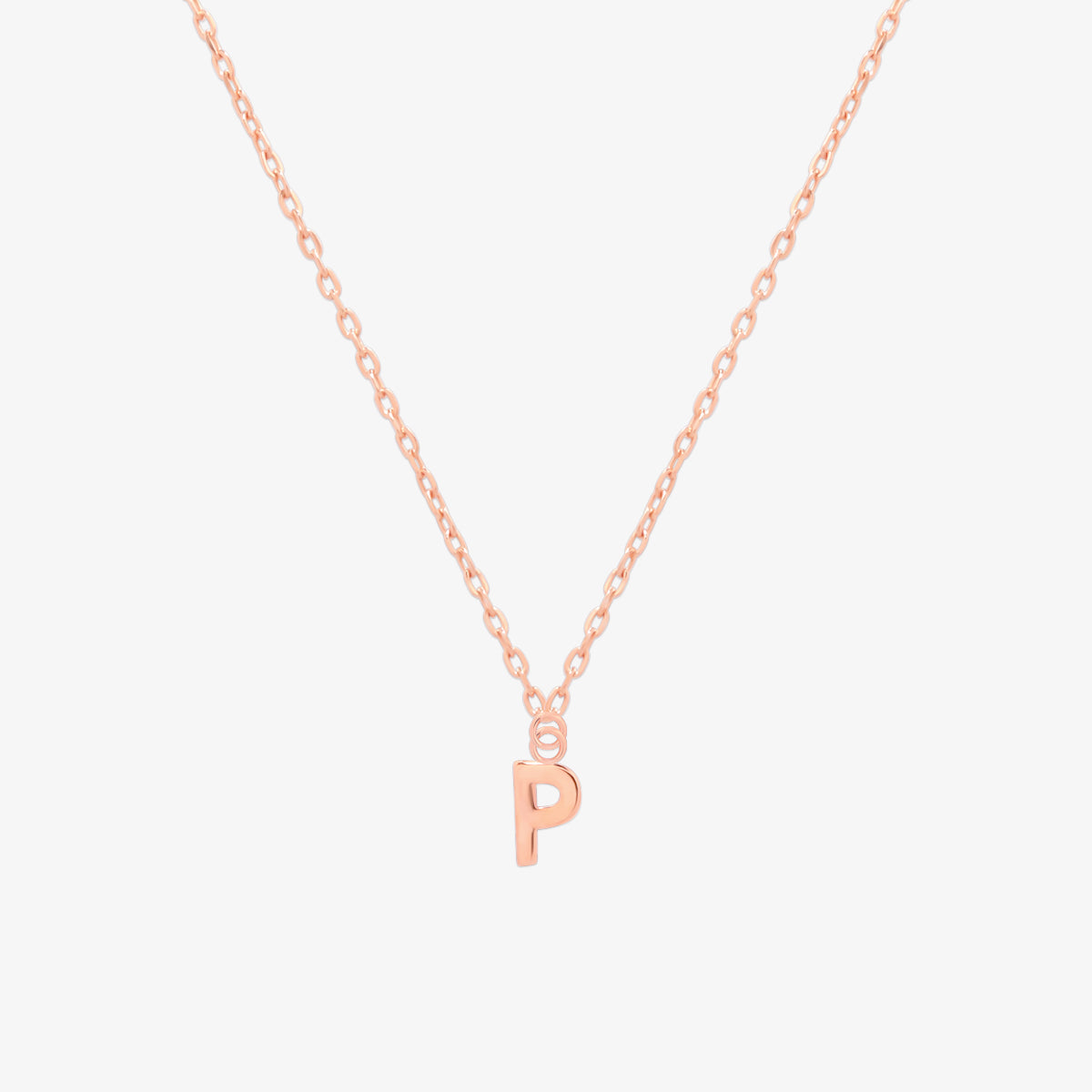 Classic Initial Pendant Necklace (50cm)-67