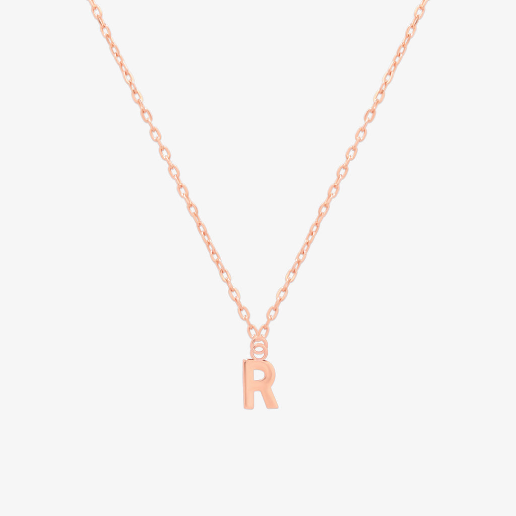 Classic Initial Pendant Necklace (50cm)-69