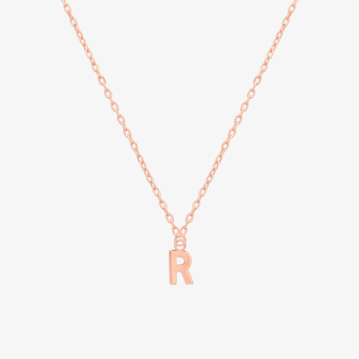 Classic Initial Pendant Necklace (50cm)-69