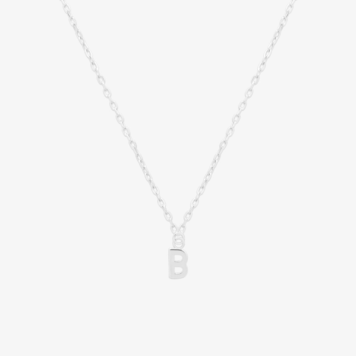 Classic Initial Pendant Necklace (50cm)-27