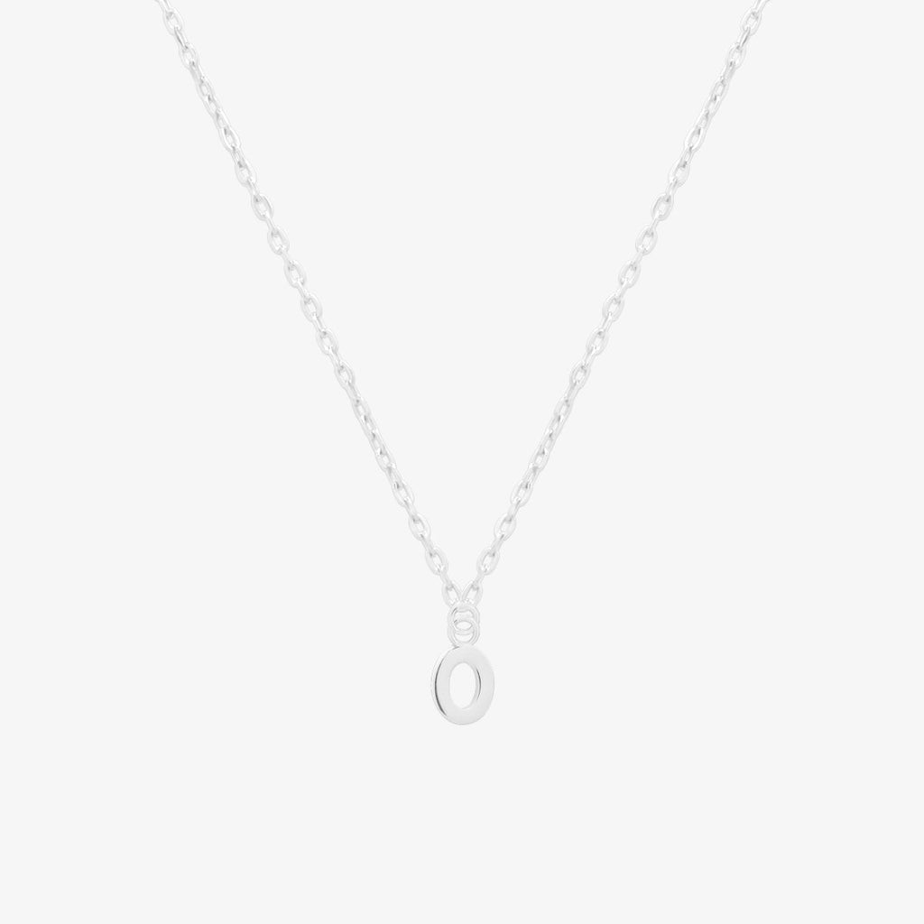 Classic Initial Pendant Necklace (50cm)-40