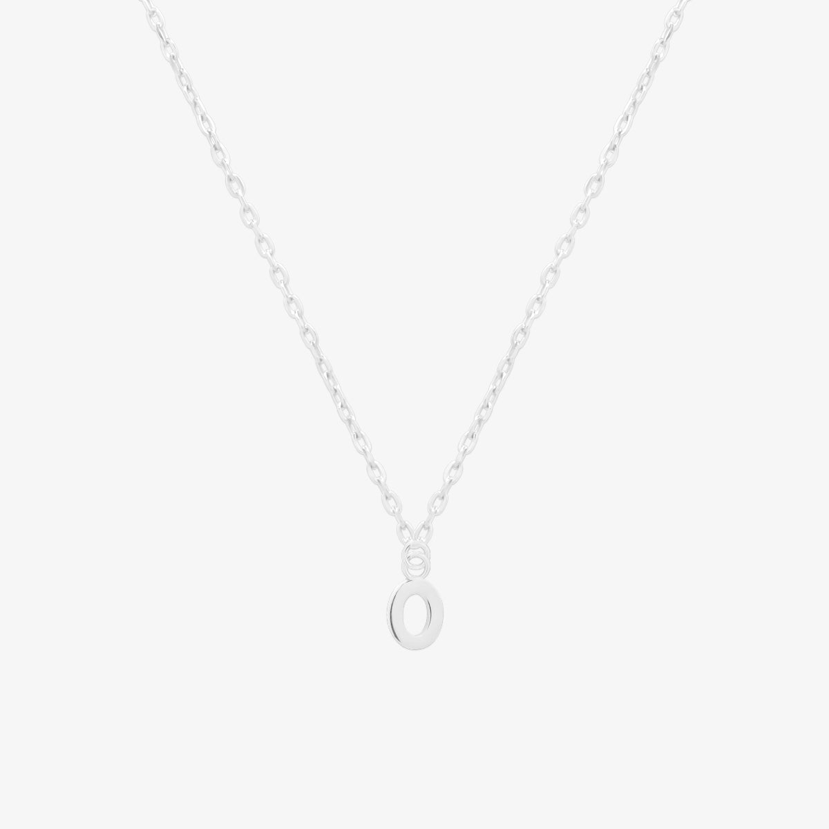 Classic Initial Pendant Necklace (50cm)-40