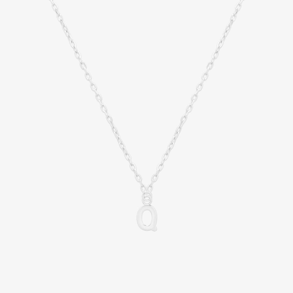 Classic Initial Pendant Necklace (50cm)-42