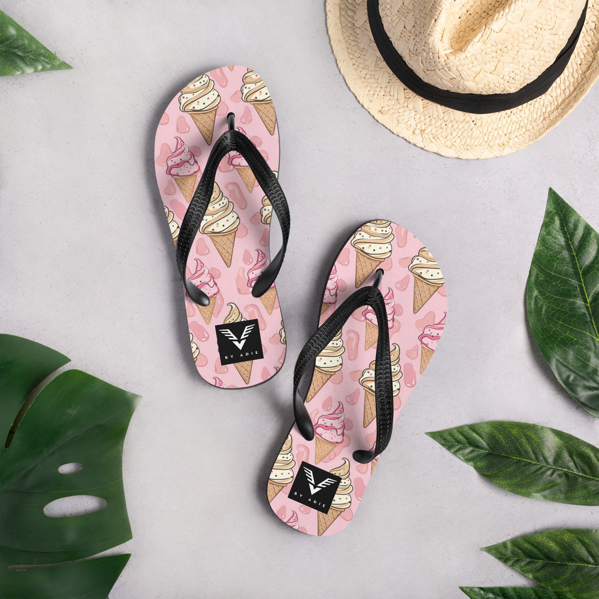 Ice Cream Dream Flip Flops