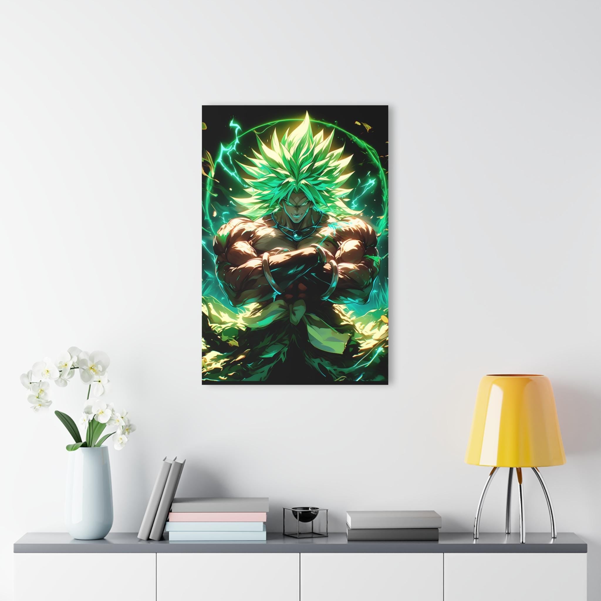 ColorFlow | Emerald Berserker Warrior Anime Metal Wall Art | Savage Power Manga Inspired Decor-3