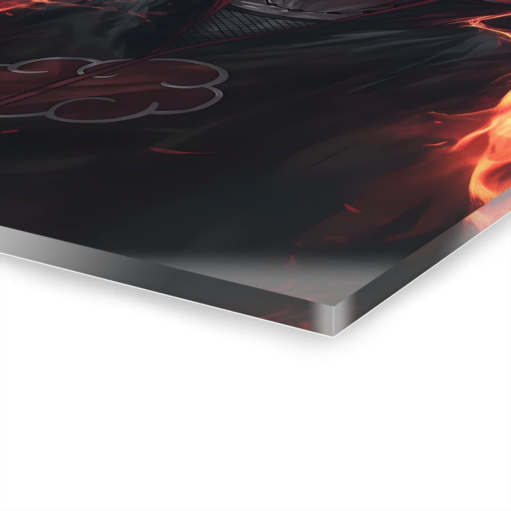 ColorFlow | Infernal Genjutsu Master Anime Metal Wall Art | Scarlet Eye Illusion Manga Decor-2