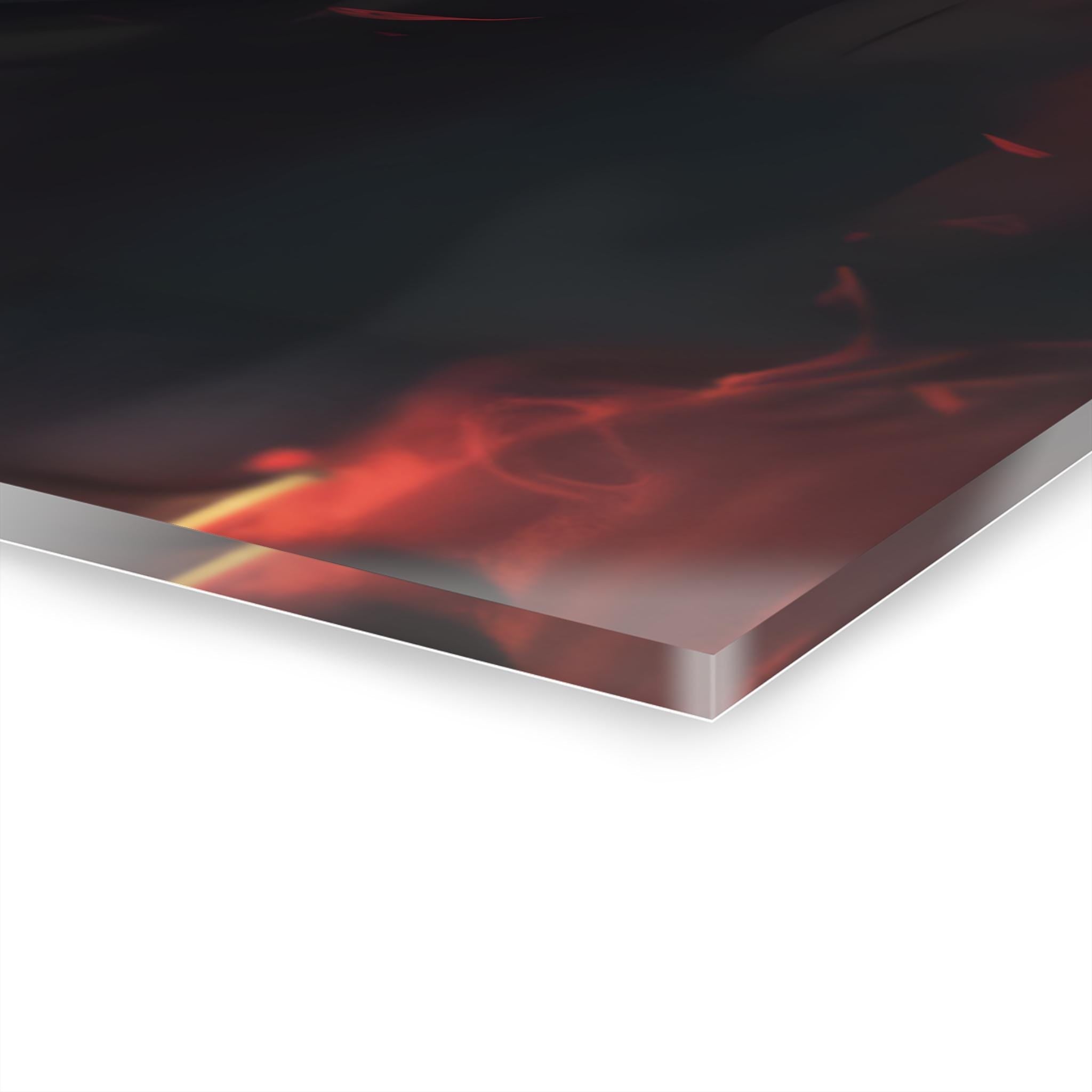 ColorFlow | Infernal Genjutsu Master Anime Metal Wall Art | Scarlet Eye Illusion Manga Decor-4