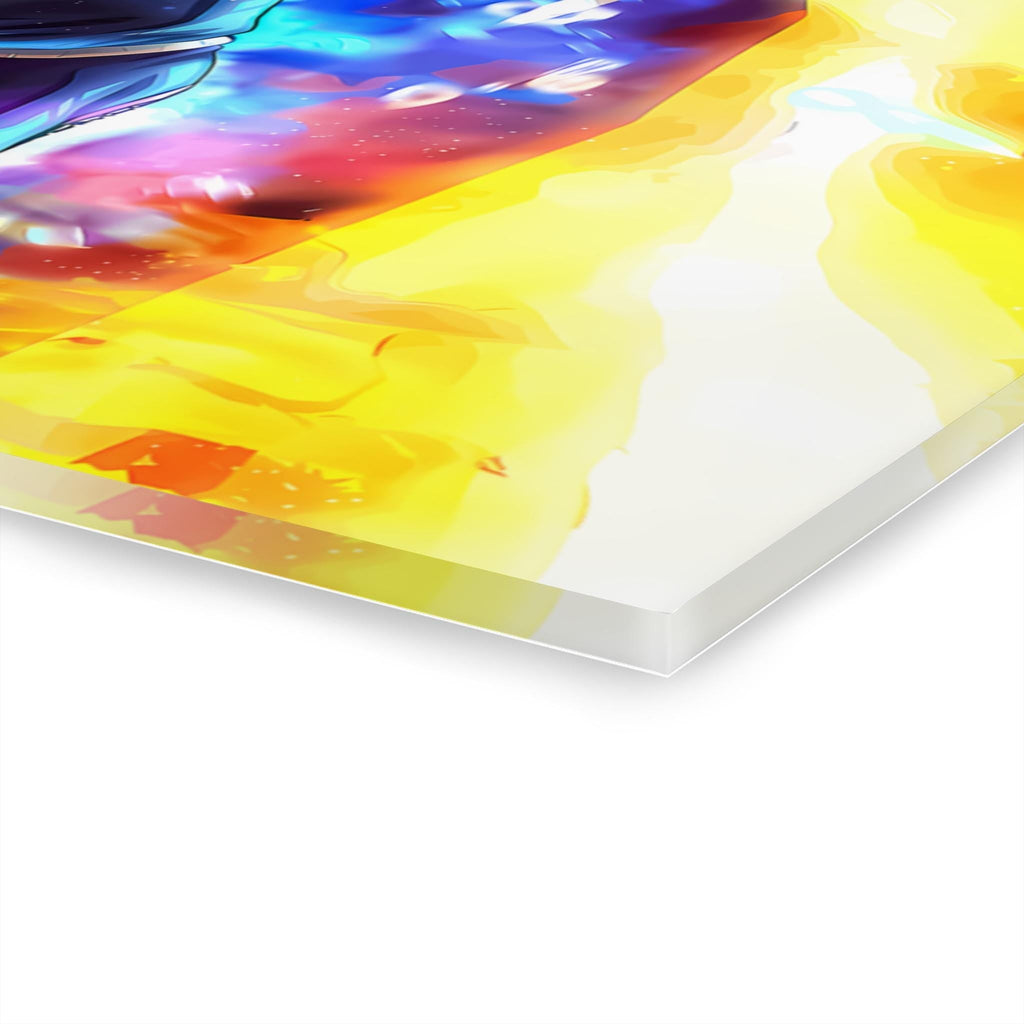 ColorFlow | Cosmic Fusion Battle Legends Anime Metal Wall Art | Ultimate Power Manga Decor-4