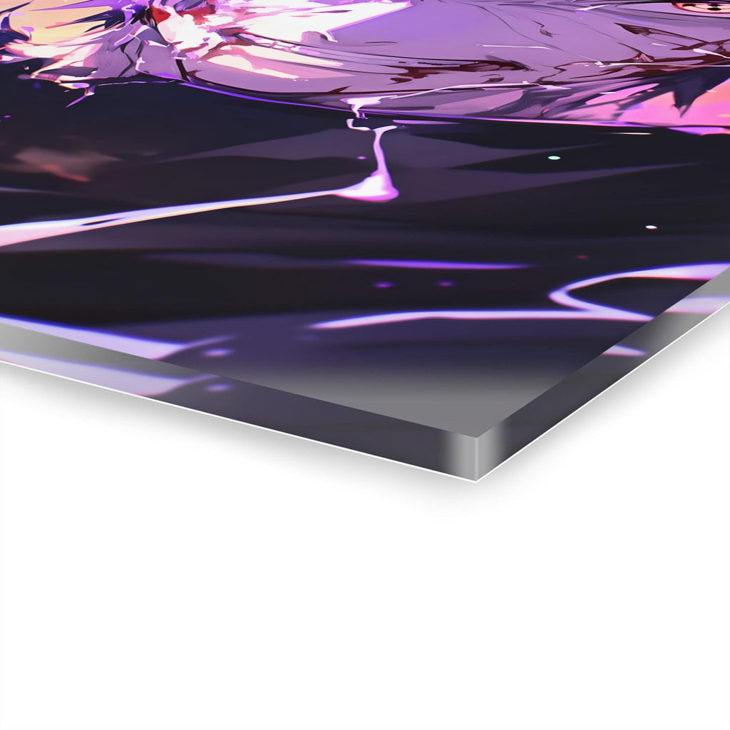 ColorFlow | Shadow Lightning Avenger Anime Metal Wall Art | Cursed Power Manga Inspired Decor-2