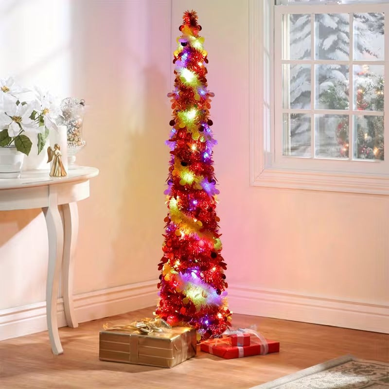 Pop-Up Pre-Lit Christmas Tree