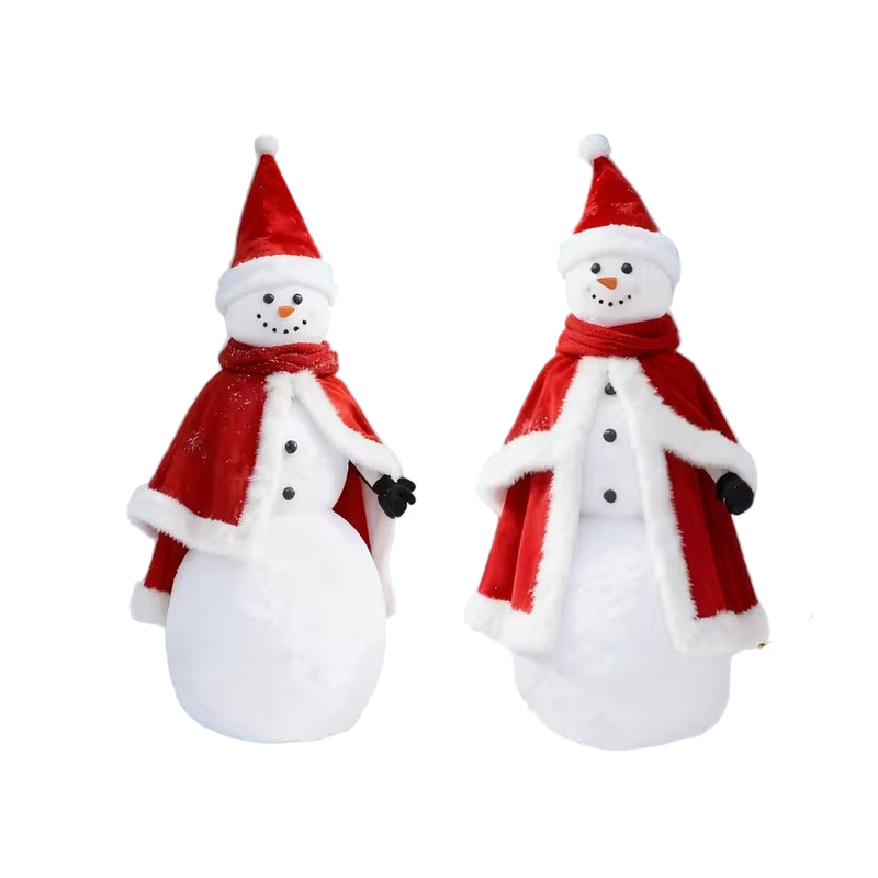 2D Flat Snowman Christmas Lawn Decoration (2pcs)