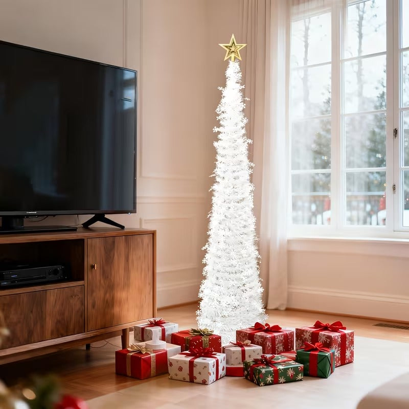 White Pop-Up Christmas Tree