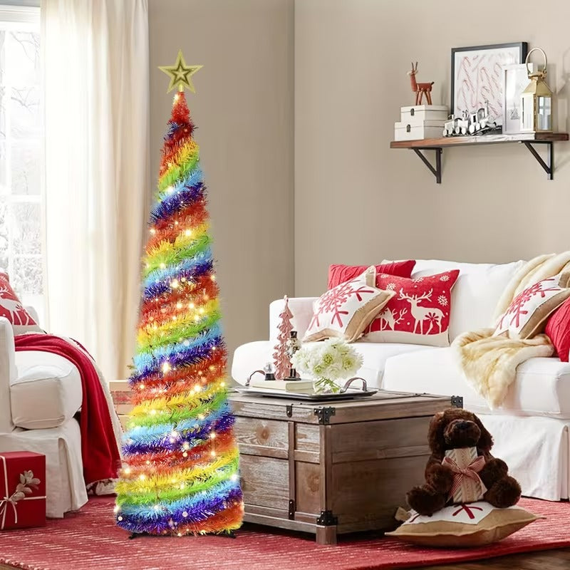 Rainbow Pop-Up Christmas Tree