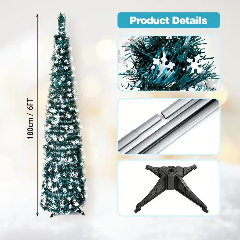 Pop-Up Snowflake Christmas Tree