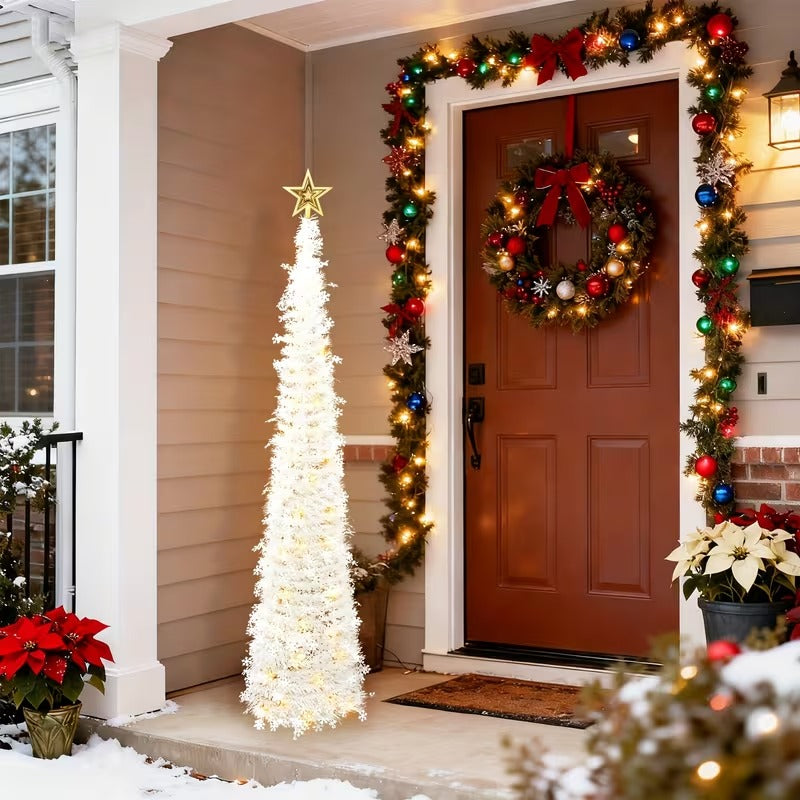 White Pop-Up Christmas Tree