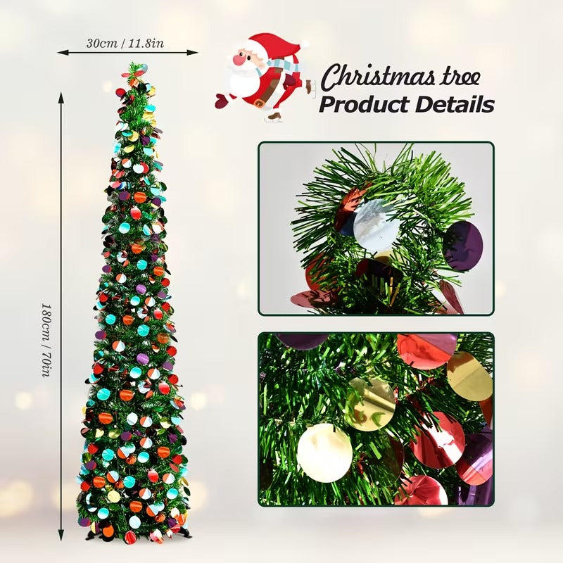 Pop-Up Sequin Christmas Tree