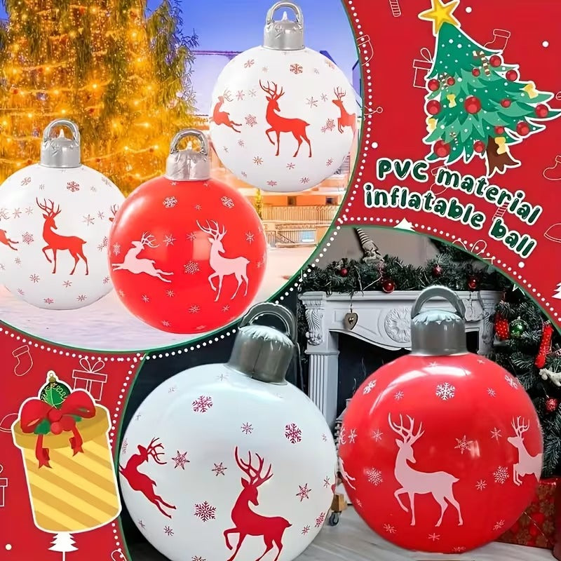 Large Inflatable Christmas Balloons (2pcs)
