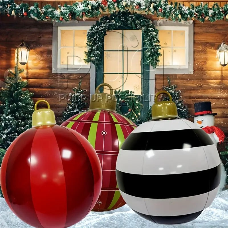 Inflatable Christmas Balloons Set (3 pcs)