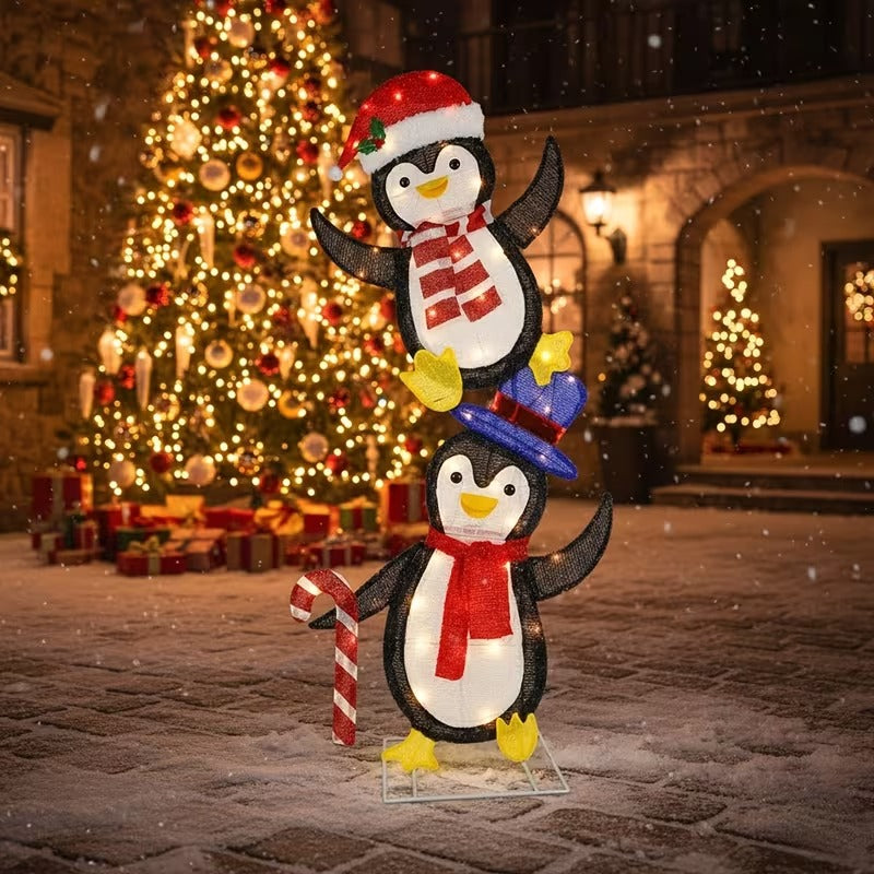 Christmas Penguin Light Decorations (2pcs)