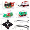 Electric Christmas Train Set with Lights and Sound