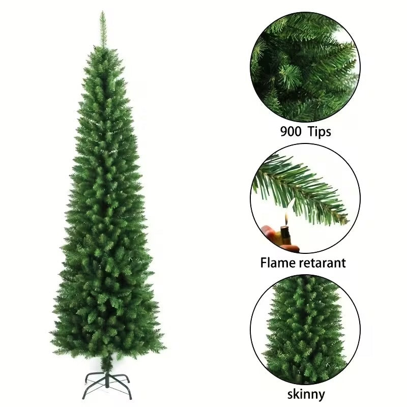 Slim Artificial Christmas Tree