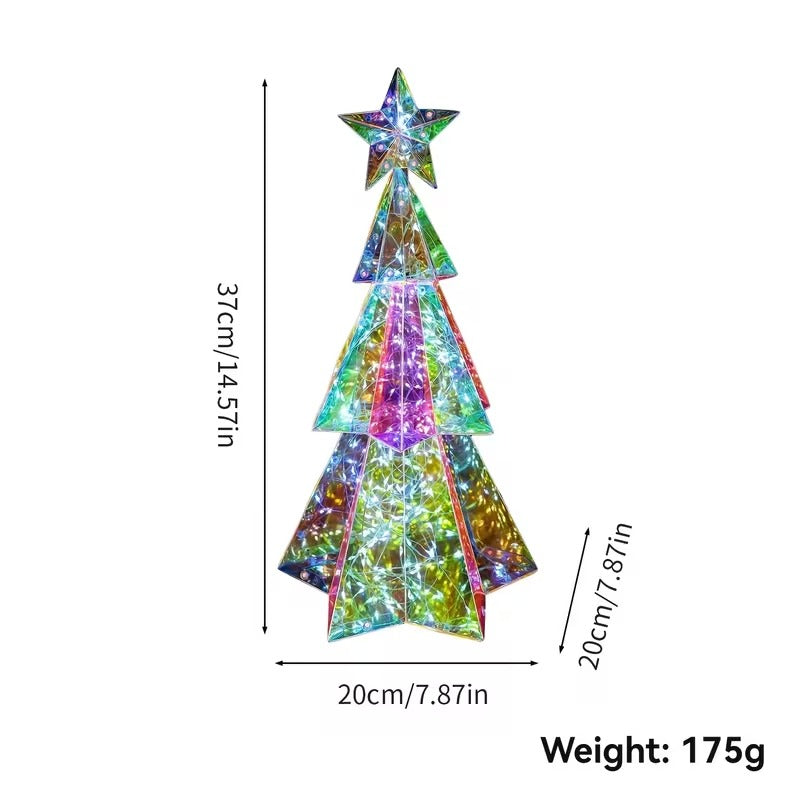 Transparent LED Glowing Christmas Tree