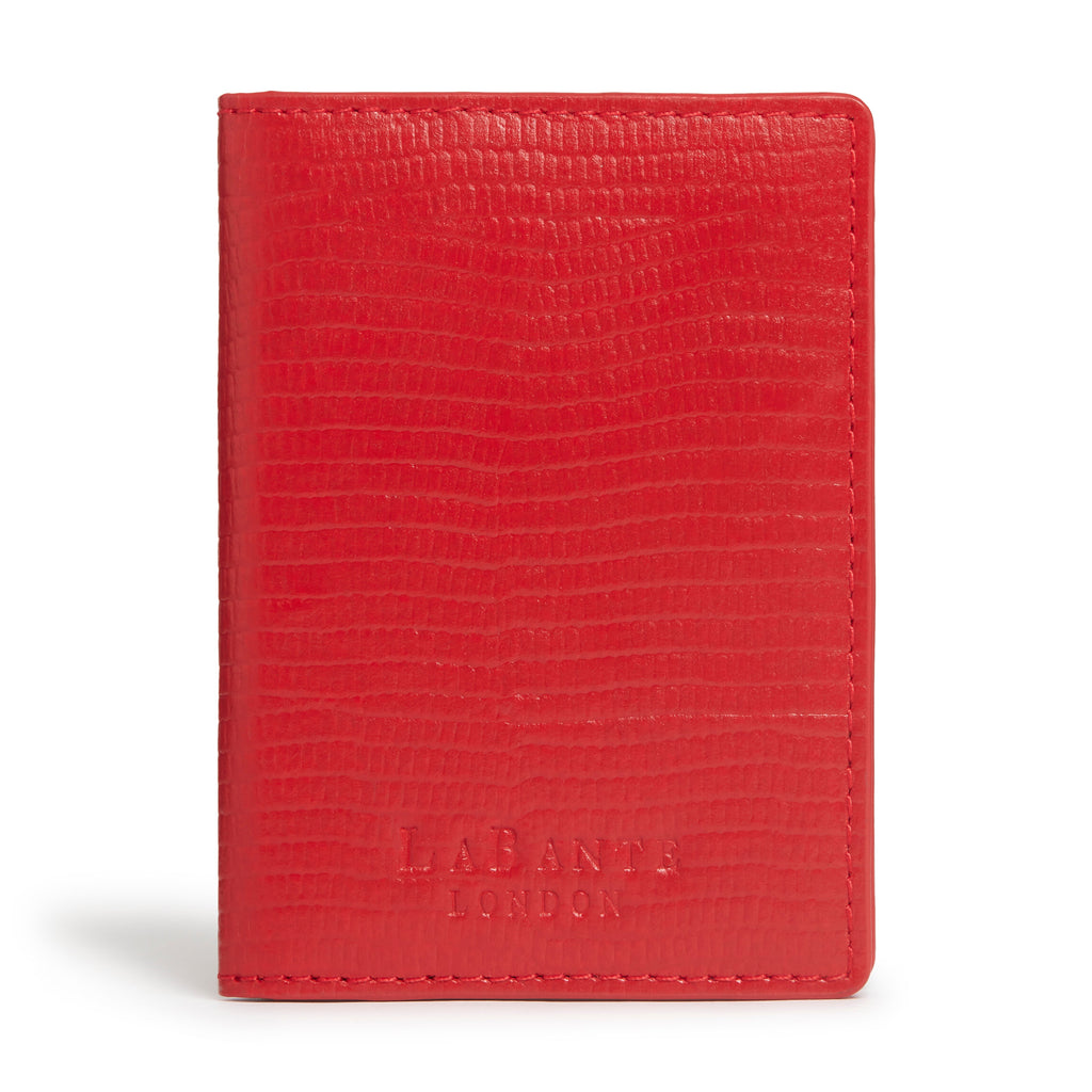 Nutcombe Red Passport Holder & Credit Card holder Gift Box