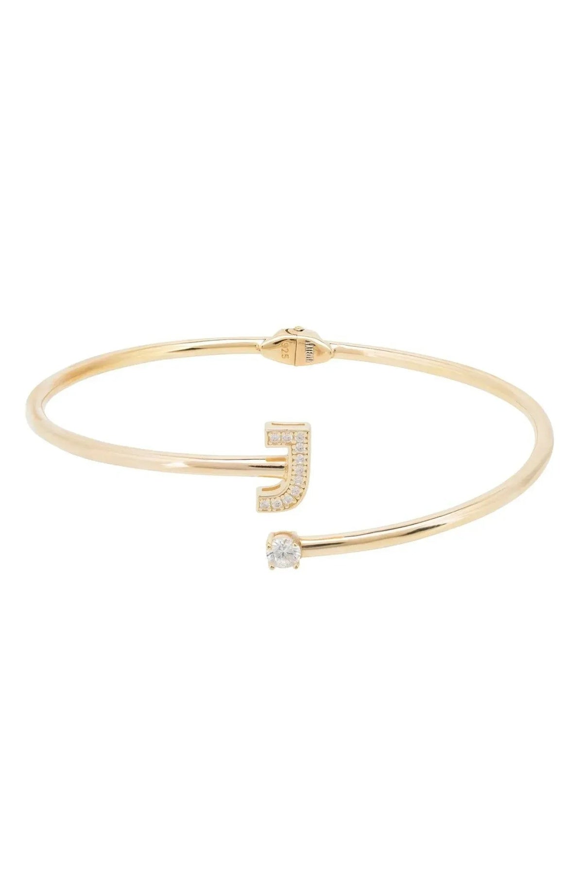 Initial Bangle Gold J