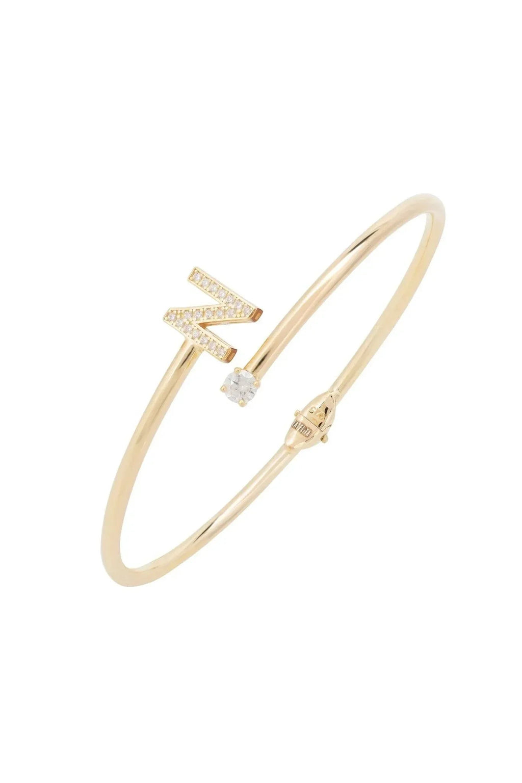 Initial Bangle Gold N