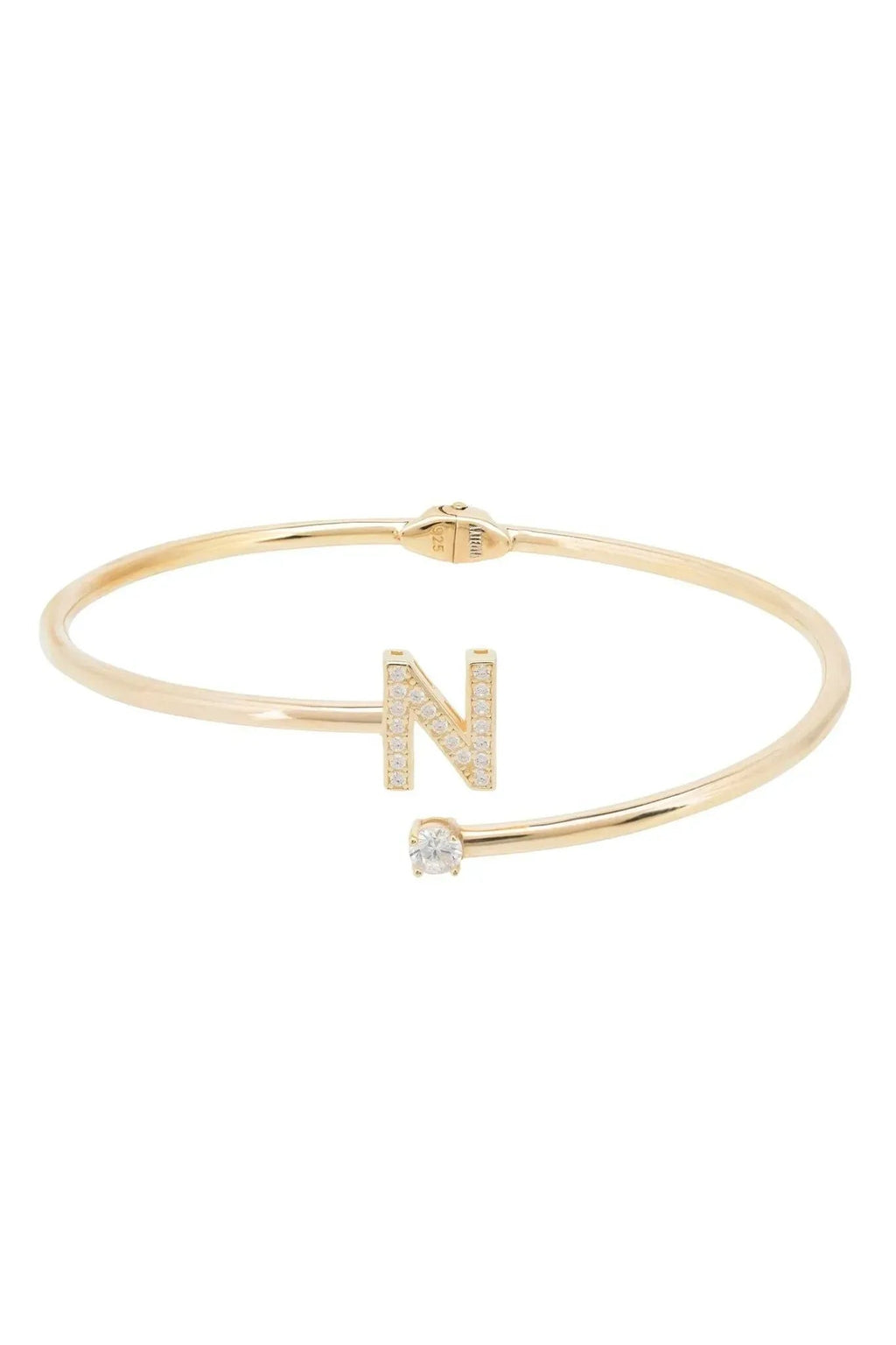Initial Bangle Gold N