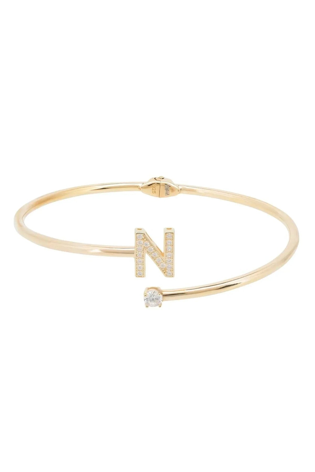 Initial Bangle Gold N