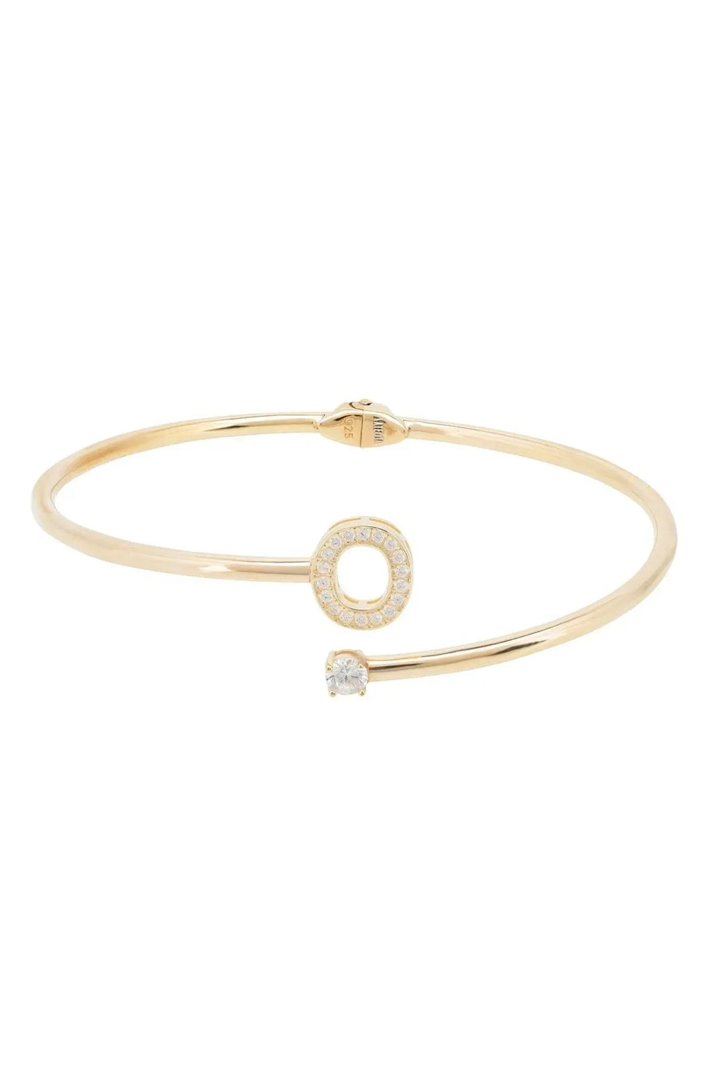 Initial Bangle Gold O