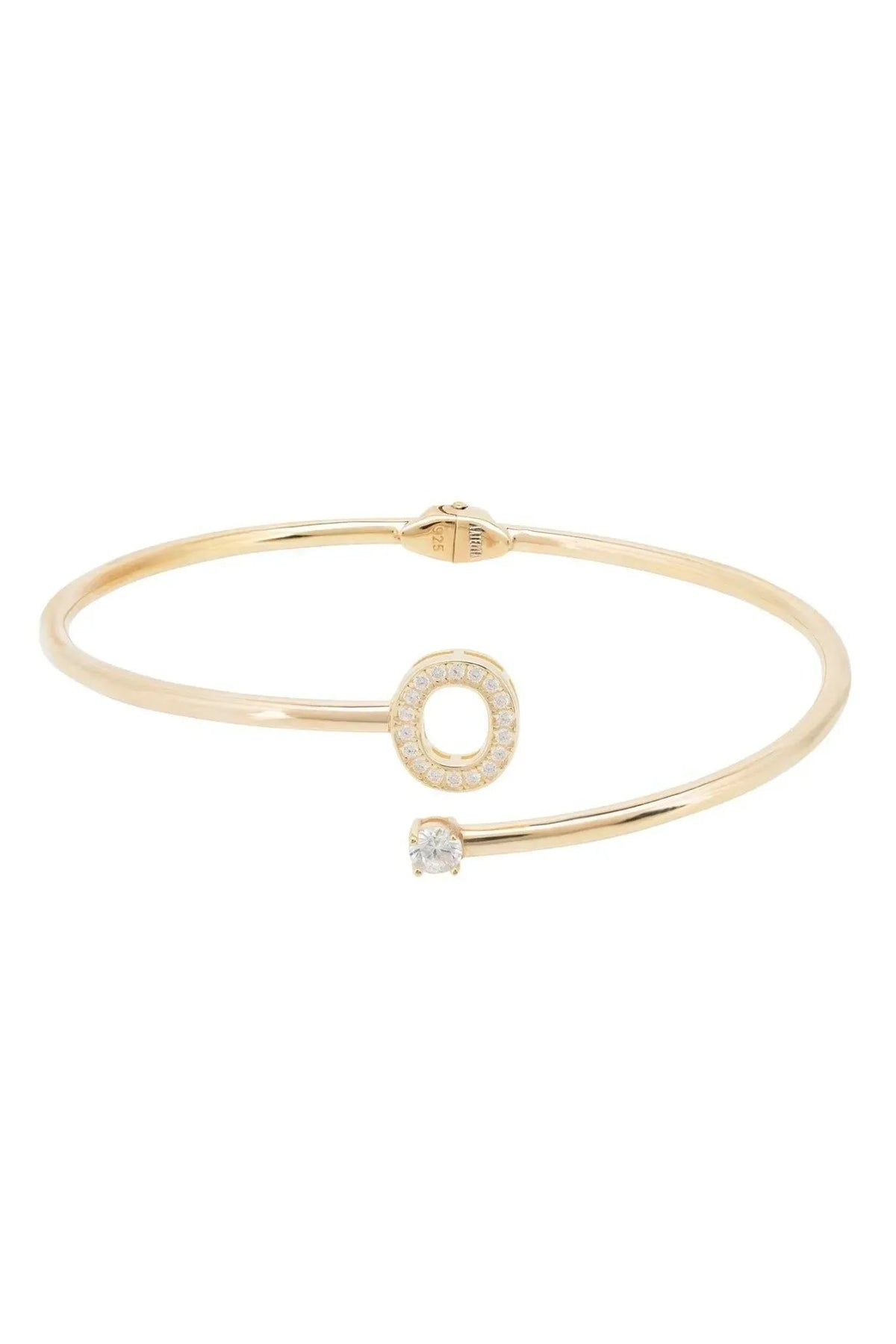 Initial Bangle Gold O