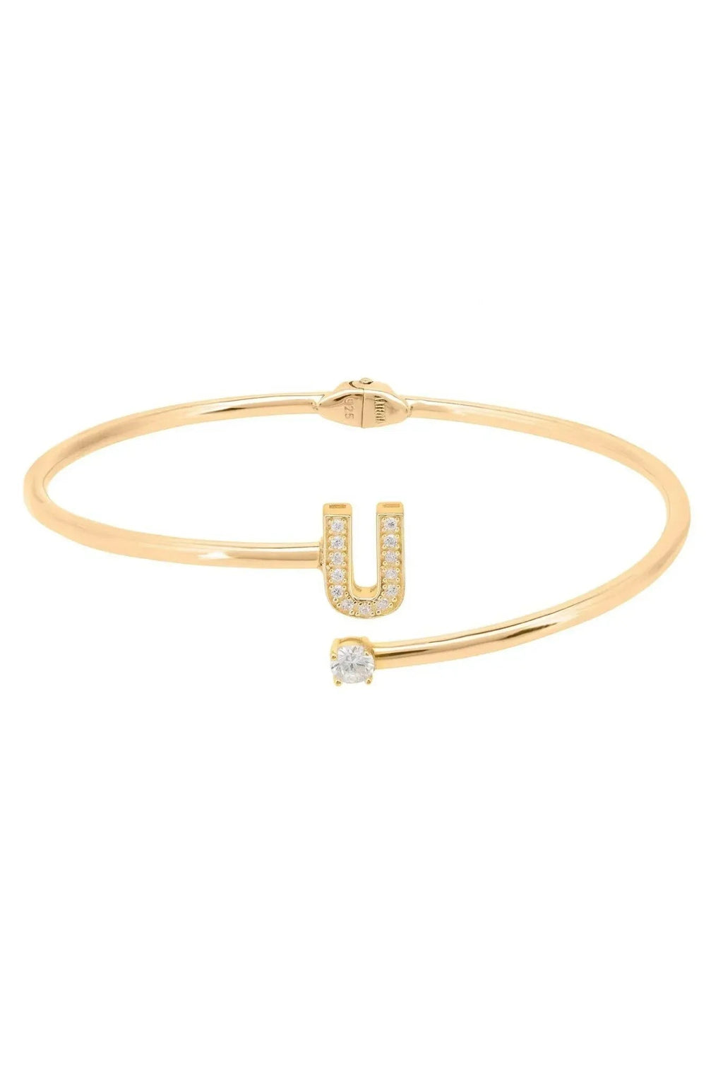 Initial Bangle Gold U