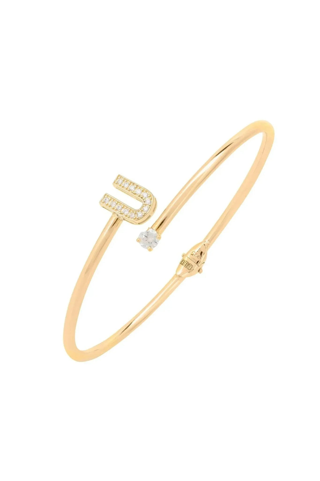 Initial Bangle Gold U