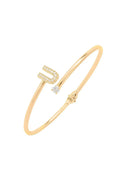 Initial Bangle Gold U