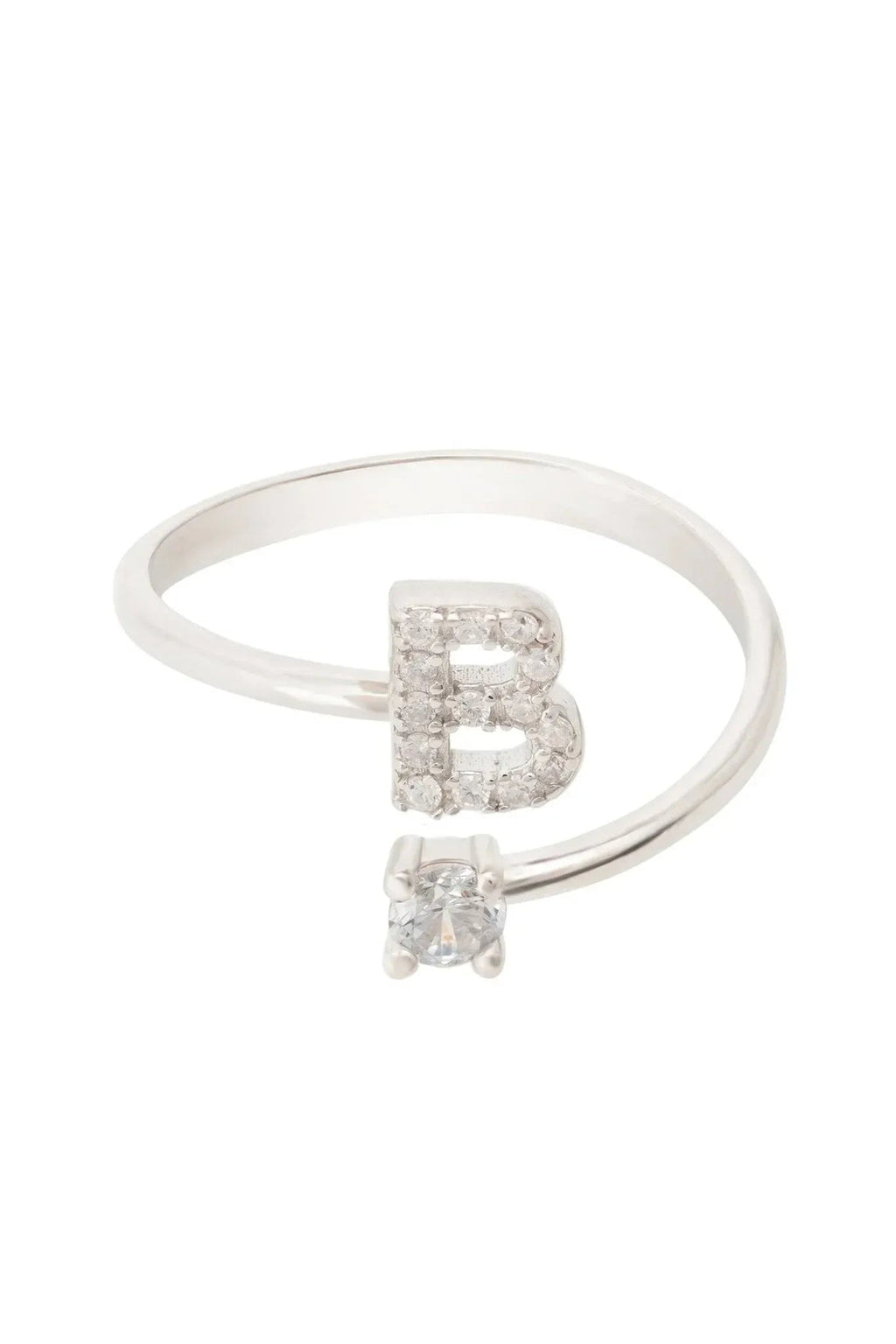 Initial Ring Silver B