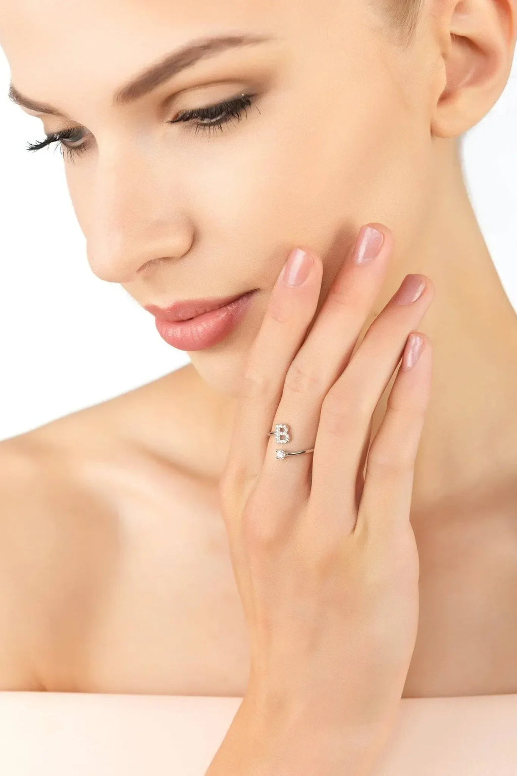 Initial Ring Silver B