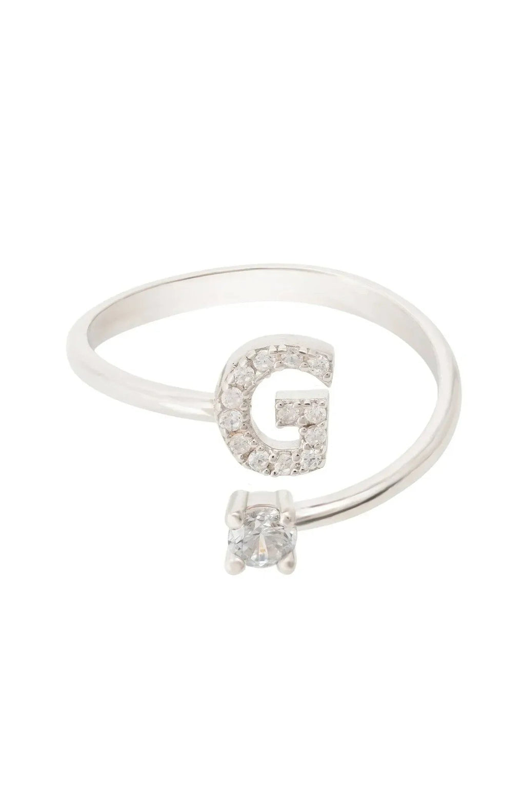 Initial Ring Silver G