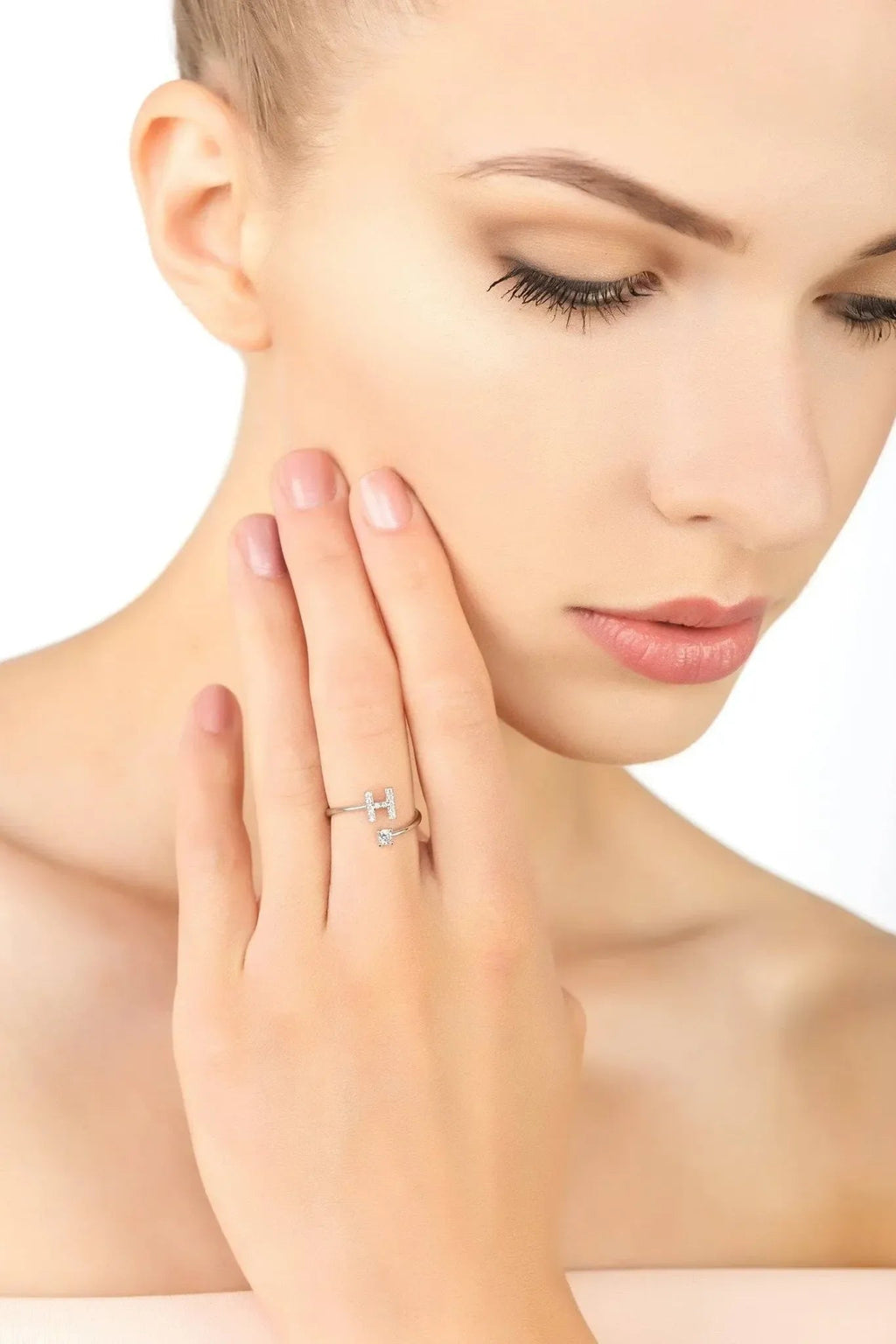 Initial Ring Silver H